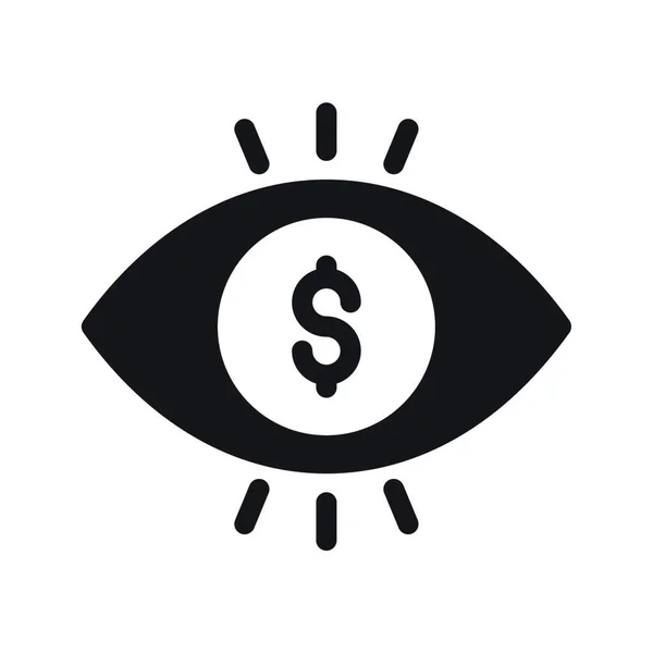 Eye Icon Vector Illustration Simple Design — Stock Vector