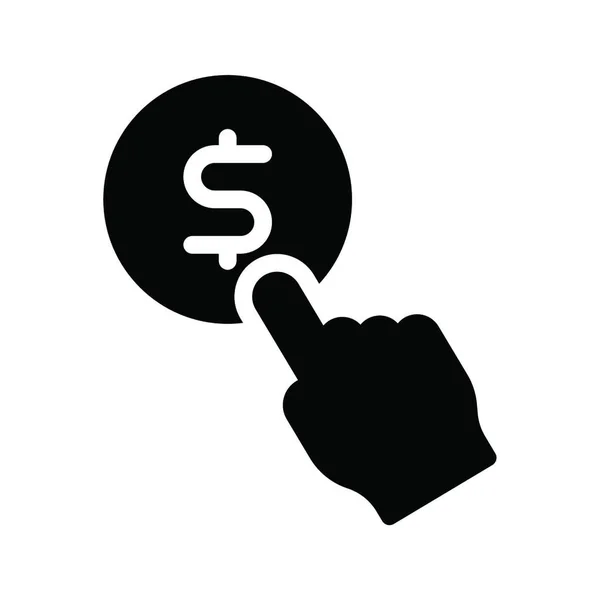 Pay Click Icon Vector Illustration — 스톡 벡터