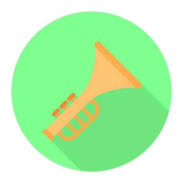 Trumpeta Ikona Vektorové Ilustrace — Stockový vektor