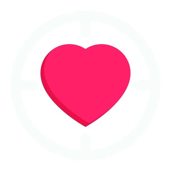 Heart Icon Vector Illustration Simple Design — Stock Vector