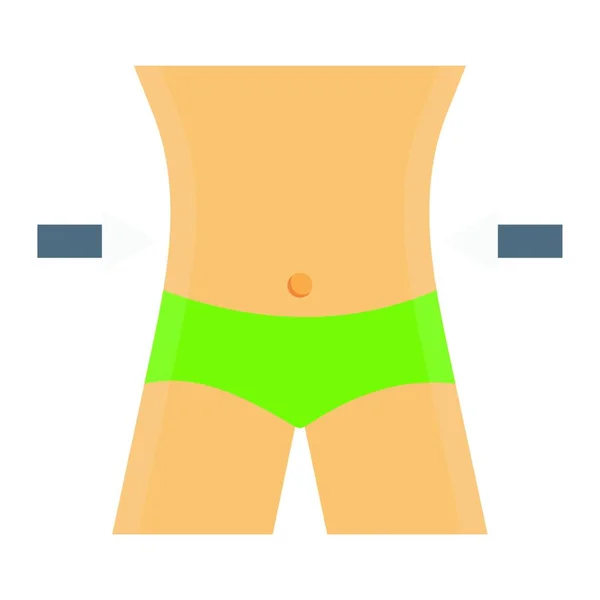 Fitness Icon Vector Illustration Simple Design — Stock Vector