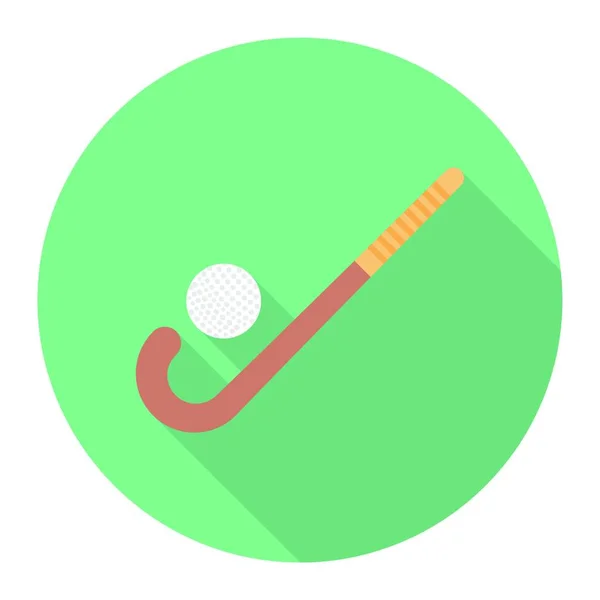 Stick Ball Icon Vector Illustration Simple Design — Stock Vector