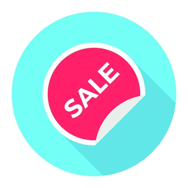 Sale Tag Icon Vector Illustration Simple Design — Stock Vector
