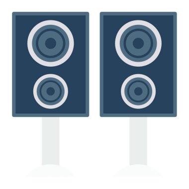 ses hoparlörü simgesi, vektör illüstrasyonu basit tasarım