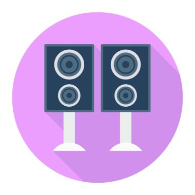 ses hoparlörü simgesi, vektör illüstrasyonu basit tasarım