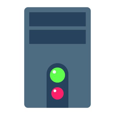 bilgisayar simgesi, vektör illüstrasyonu basit tasarım