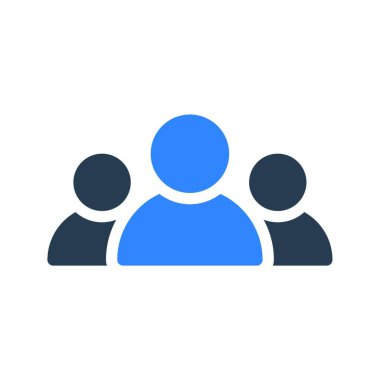 teamicon, vektör illüstrasyonu basit tasarım