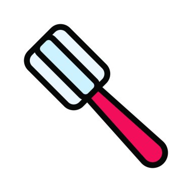 Web için yemek simgesi, vektör illüstrasyonu