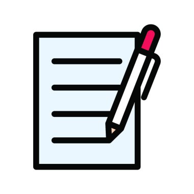 Web, vektör illüstrasyonu için imza simgesi