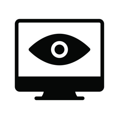 düz simge, vektör illüstrasyonu