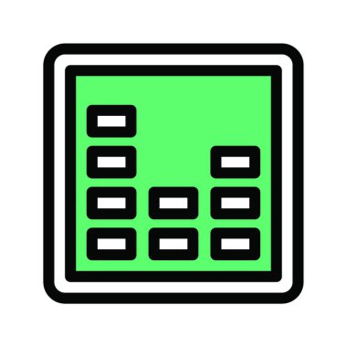 Yükseltici darbeler, basit vektör illüstrasyonu