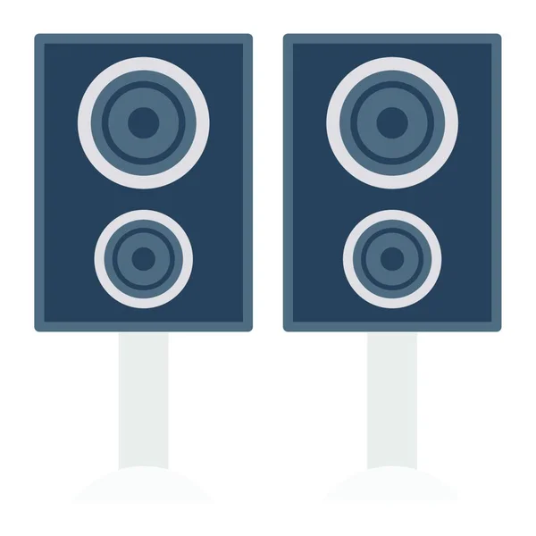 Sound Speaker Icon Vector Illustration Simple Design — Stock Vector