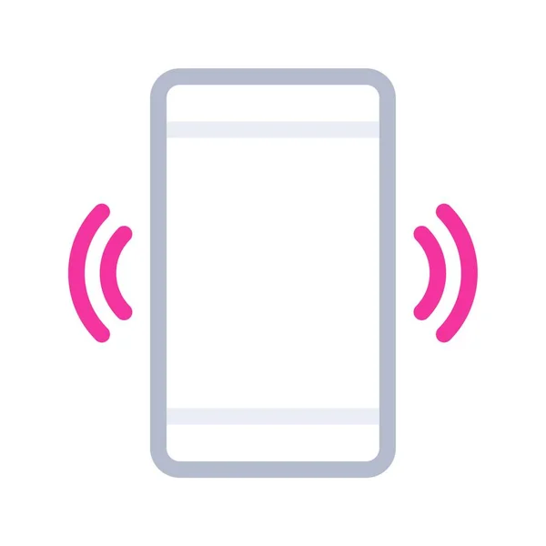 Ringing Phone Icon Vector Illustration Simple Design — Stock Vector
