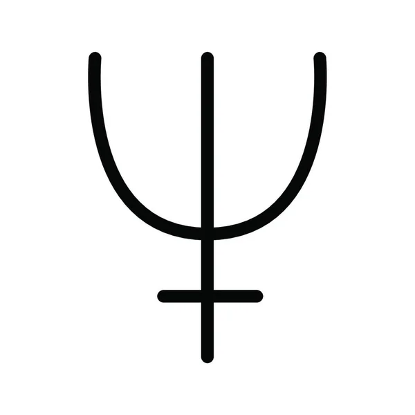 Ikona Astrologii Ilustracja Wektora — Wektor stockowy