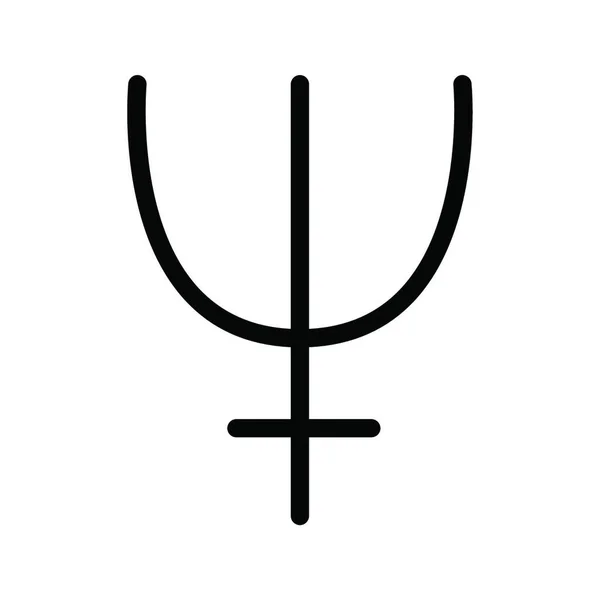 Icono Astrología Ilustración Vectorial — Vector de stock