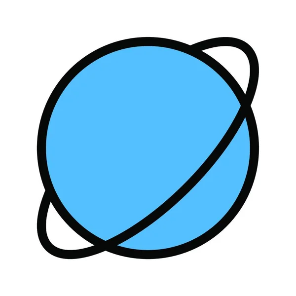 Saturn Symbol Vektorillustration — Stockvektor