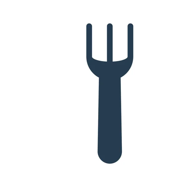 Spoon Flat Icon Vector Illustration — Stock Vector