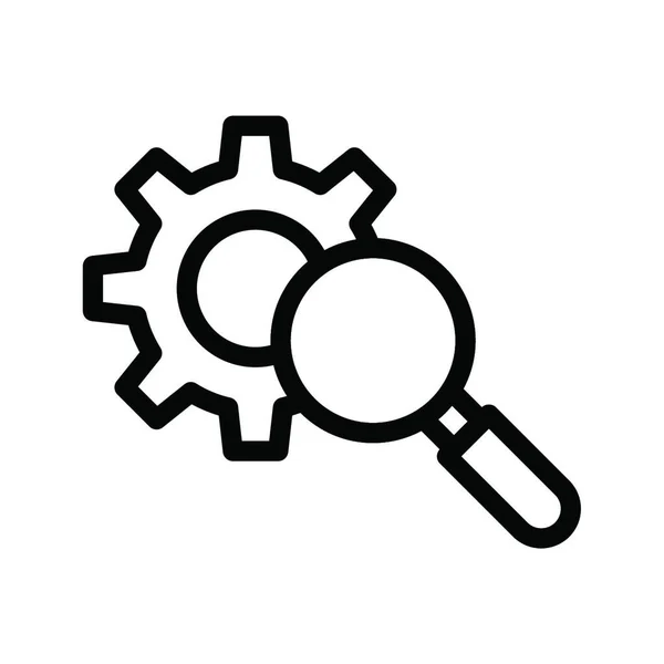 Setting Setting Icon Web Simple Illustration — Stock Vector