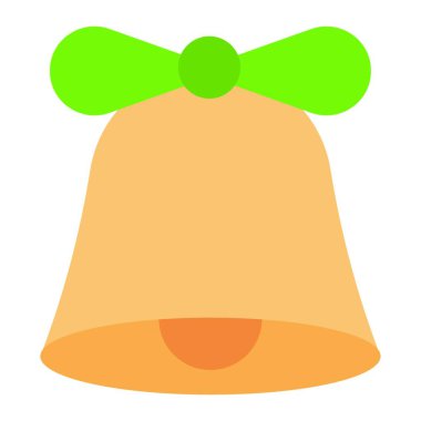 Çan simgesi, vektör illüstrasyonu basit tasarım