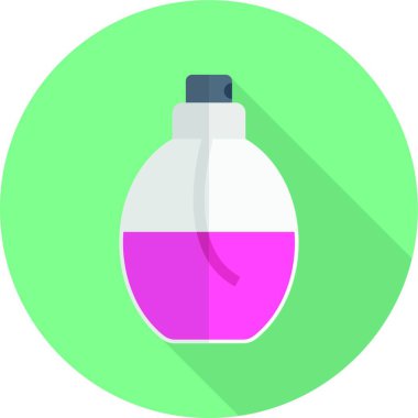 Parfüm simgesi, vektör illüstrasyonu 