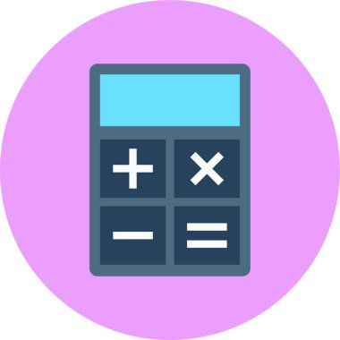 hesap makinesi web simge vektör çizim