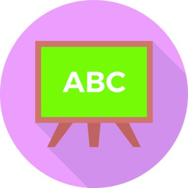 ABC simgesi, vektör illüstrasyonu