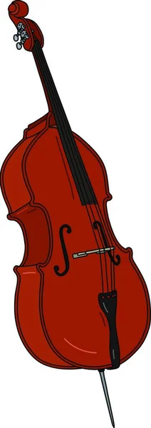 卡通小提琴矢量图解 — 图库矢量图片