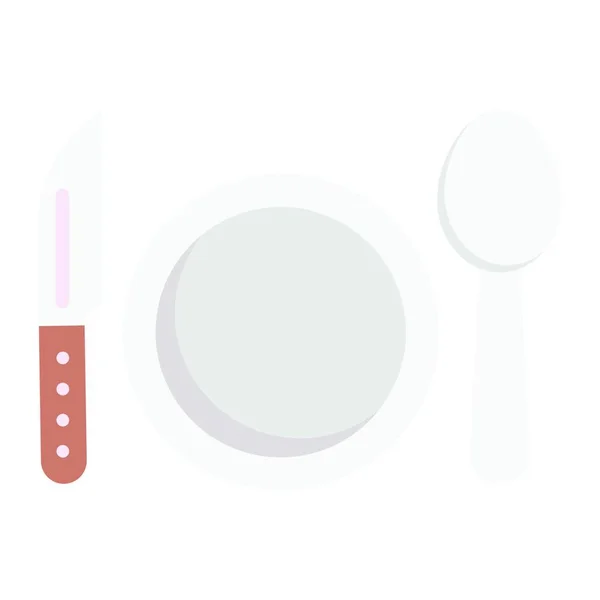 Dish Simple Vector Illustration — 图库矢量图片