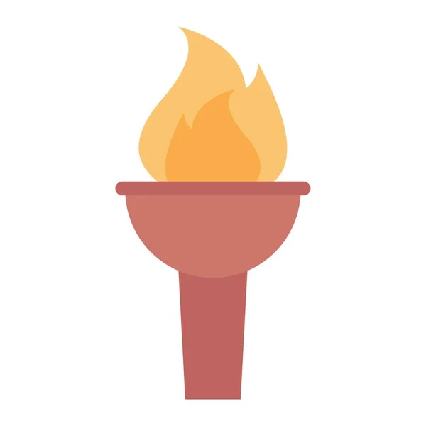 Feuer Symbol Vektor Illustration — Stockvektor