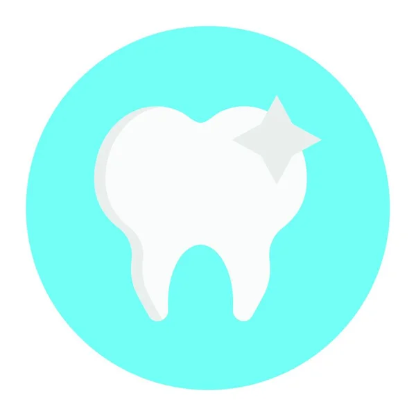 Odontologia Ícone Web Vetor Ilustração —  Vetores de Stock