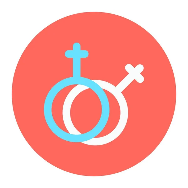 Gender Icon Web Vector Illustration — Stock Vector