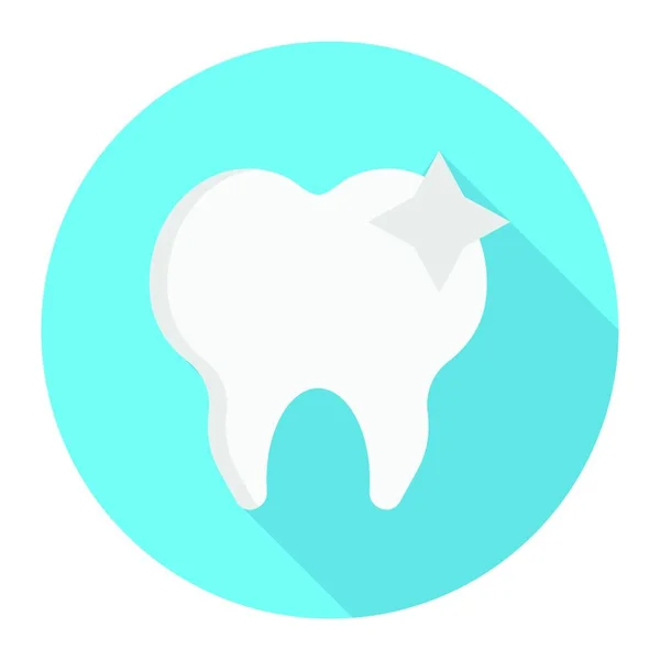 Teeth Icon Vector Illustration Simple Design — Stock Vector