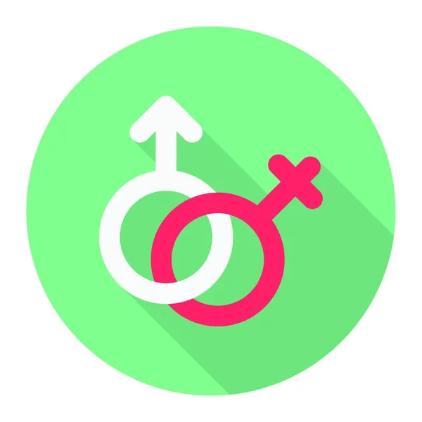 Sex Icon Vector Illustration Simple Design — Stock Vector