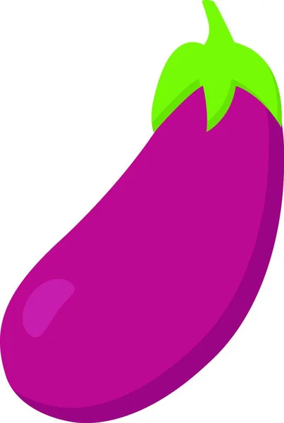 Eggplant Icon Vector Illustration — Stock Vector