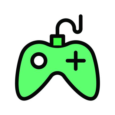 gamepad web simgesi vektör illüstrasyonu
