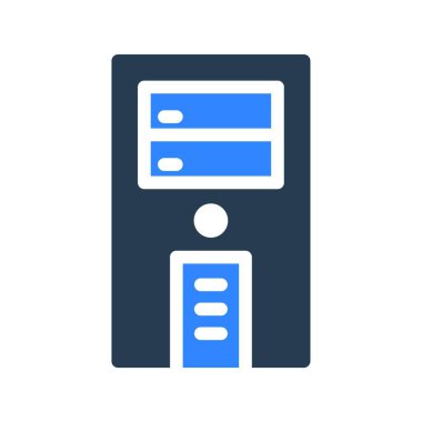 PC simgesi, vektör illüstrasyonu