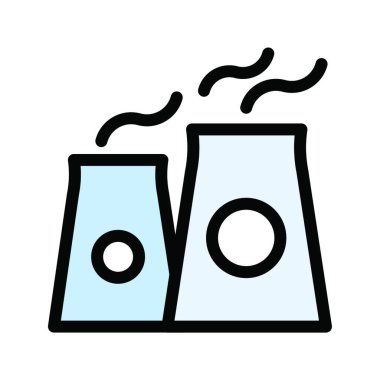 Gaz simgesi, vektör illüstrasyonu 