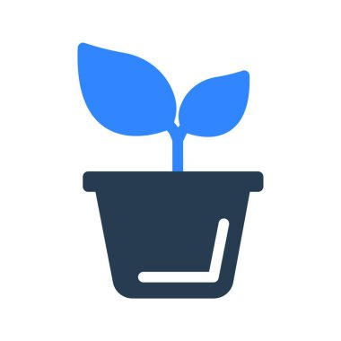 bitki ağ ikonu vektör illüstrasyonu