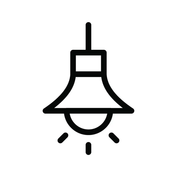 Licht Symbol Vektorillustration — Stockvektor