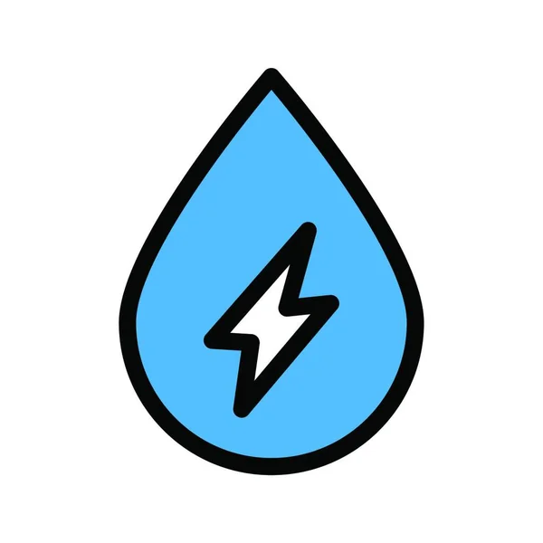 Benzin Symbol Vektor Illustration — Stockvektor