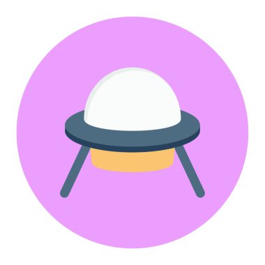 UFO uzay aracı çizimi, yabancı gemi