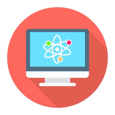 Web, vektör illüstrasyonu için çevrimiçi simge