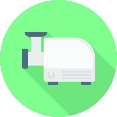 Web için makine simgesi, vektör illüstrasyonu