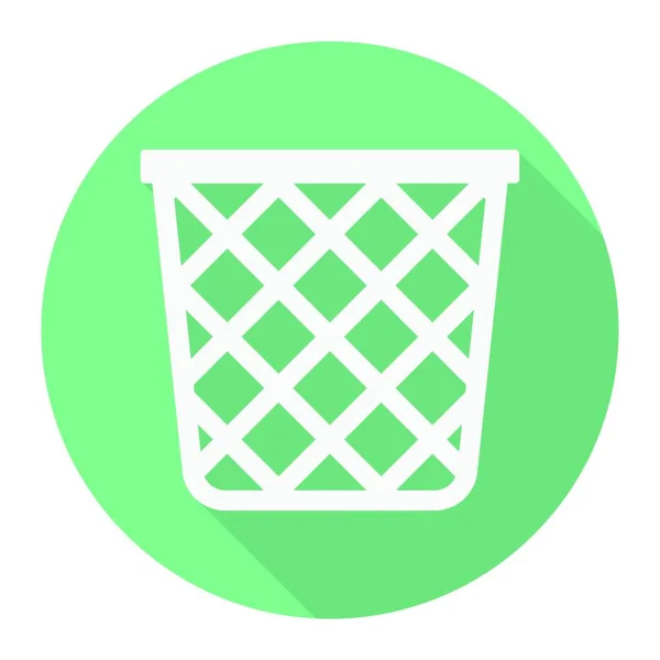 Reciclar Bin Icono Web Ilustración Del Vector — Vector de stock