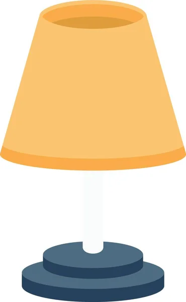 Lamp Icon Web Simple Illustration — Stock Vector