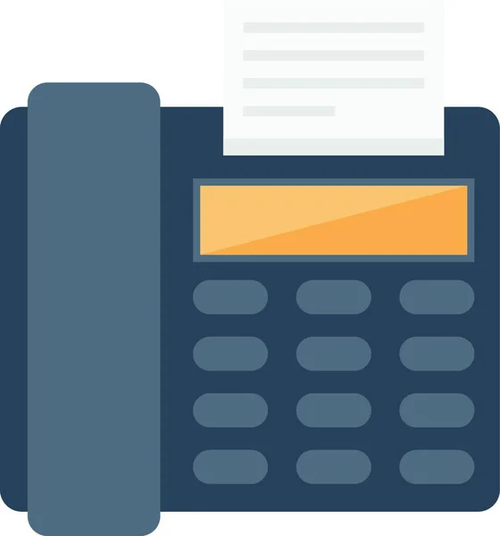 Fax Icon Web Simple Illustration — Stock Vector