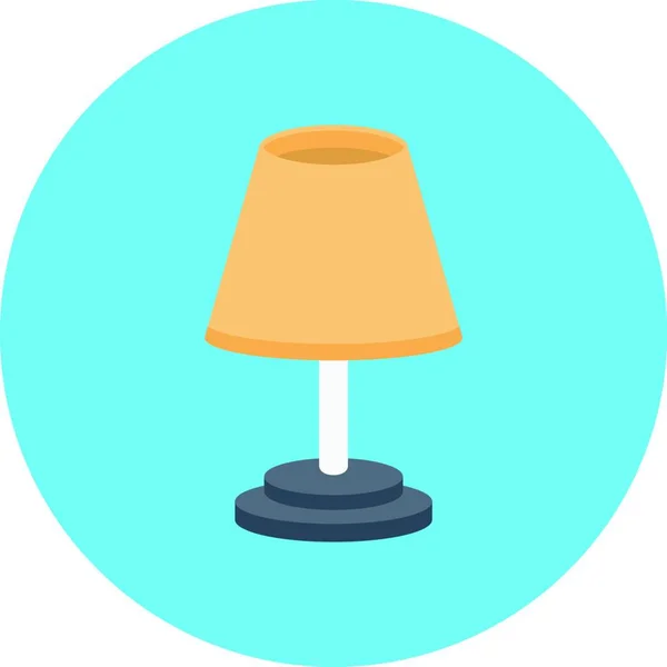 Значок Лампи Веб Проста Ілюстрація — стоковий вектор