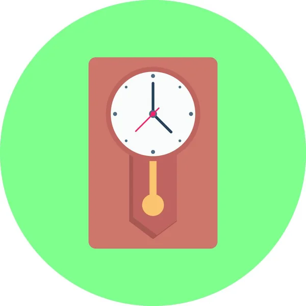 Horloge Icoon Vector Illustratie Voor Web Design — Stockvector
