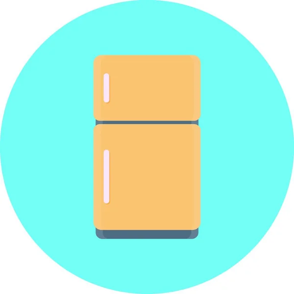 Freezer Icon Web Simple Illustration — Stock Vector
