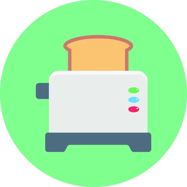 Ontbijt Icoon Voor Web Vector Illustratie — Stockvector